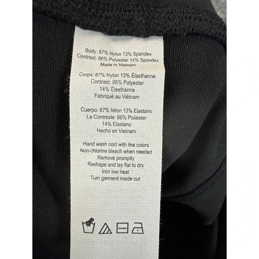 Alo Yoga‎ Moto Legging Womens S High Waist Pintuck Faux Leather Activewear 3158